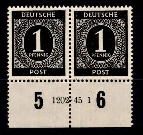 Alliierte Besetzung 911 HAN postfrisch H 1202.45 1 , angetrennt #OO507