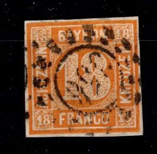 Bayern 7 gestempelt in einwandfreier Erhaltung #OK729