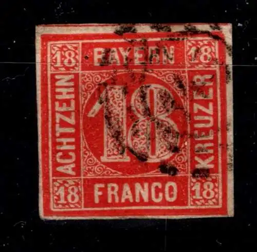 Bayern 19 gestempelt in einwandfreier Erhaltung #OK728