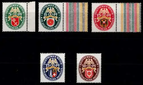 Deutsches Reich 430-434 postfrisch #OK797
