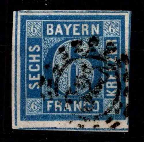 Bayern 10 gestempelt tiefst signiert Pfenninger #OO426