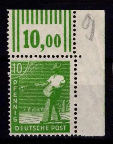 Alliierte Besetzung 946 c W OR postfrisch Farbbestimmung Arge #OO487