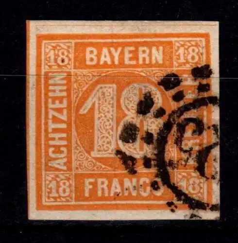 Bayern 7 gestempelt geprüft Brettl BPP #OO430