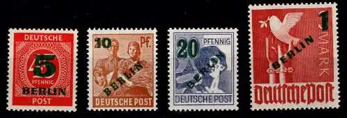 Berlin 64-67 postfrisch Hauptwerte geprüft Schlegel BPP #OO549