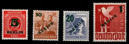 Berlin 64-67 postfrisch geprüft Schlegel BPP #OO548