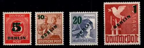 Berlin 64-67 postfrisch geprüft Schlegel BPP #OO550