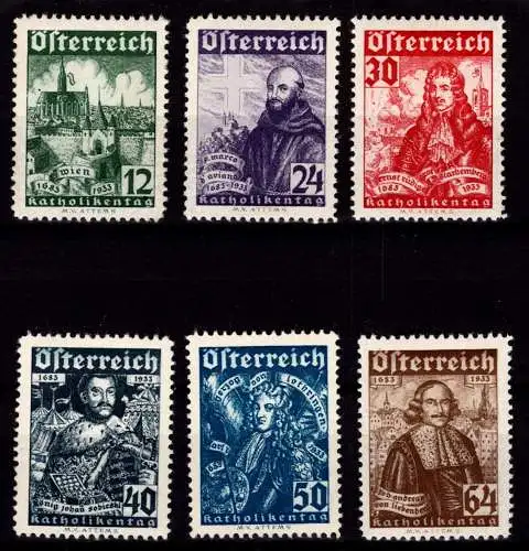 Österreich 557-562 postfrisch Katholikentag #OO563