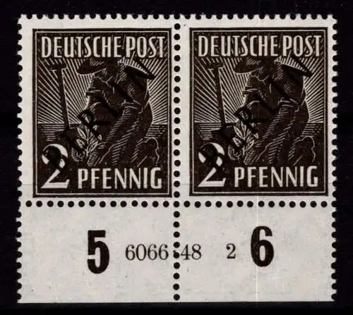Berlin 1 HAN postfrisch H 6066.48 2 #OO556