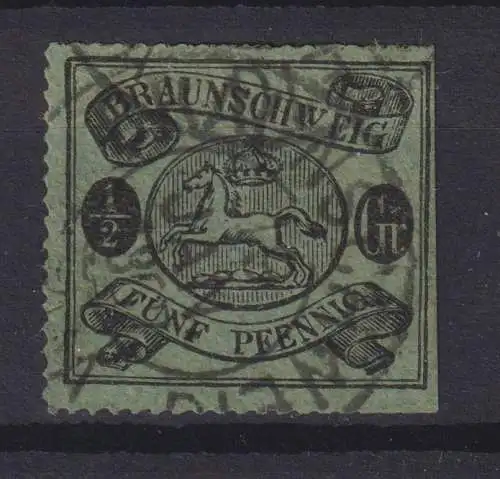Braunschweig 10 B gestempelt Attest Lange BPP #OO417