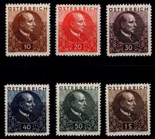 Österreich 512-517 postfrisch Lungenheilstätten #OO569