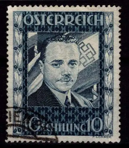 Österreich 588 gestempelt signiert Alberto Diena #OO562