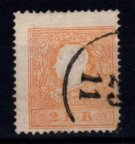 Österreich 10 II c gestempelt Befund Goller BPP #OO575