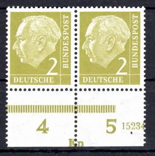 BRD Bund 177 x W Dz postfrisch Druckerzeichen Kp #OO599
