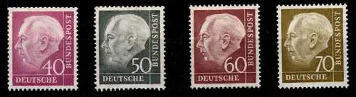BRD Bund 188, 189, 190, 191 mit Falz #ON911