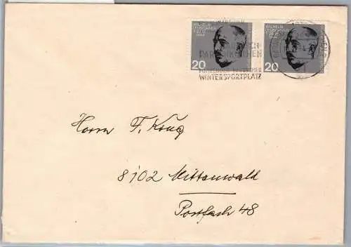 BRD Bund 436 auf Brief Fernbrief MeF #ON842