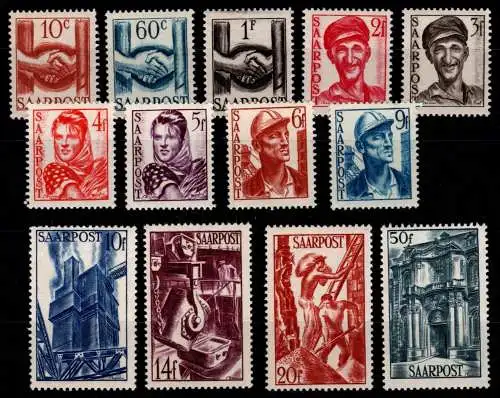 Saarland 239-251 postfrisch #ON936