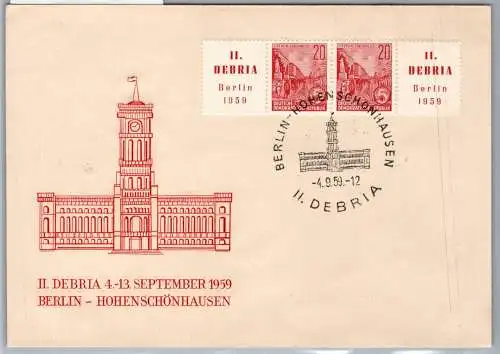 DDR W Zd 23 als Ersttagsbrief FDC 5 #ON970