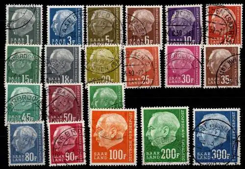 Saarland 409-428 gestempelt #ON932