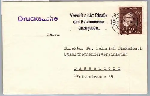 Bund 143 auf Brief Drucksache #ON955
