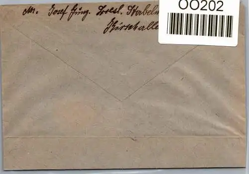 Deutsches Reich 391 auf Brief Landpoststempel Oberschlesien #OO202