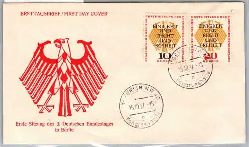 Berlin 174-175 als Ersttagsbrief #ON973