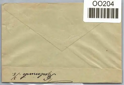 Deutsches Reich 519 auf Brief Landpoststempel Oberschlesien #OO204