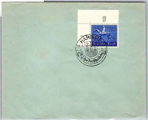 Deutsches Reich 698 als Ersttagsbrief 2 #OO225