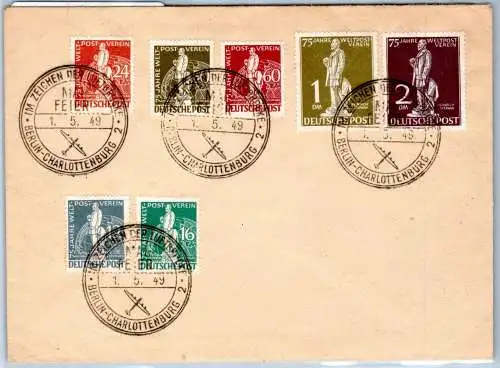 Berlin 35-41 auf Brief mit Sonderstempel Berlin #OO321