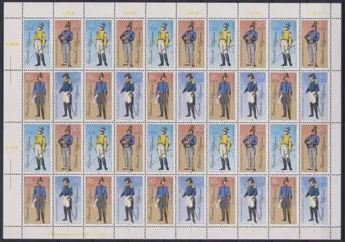 DDR ZD-Bogen 2997-3000 postfrisch mit DV 3 #OO276