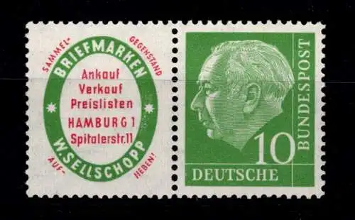 BRD Bund Zusammendrucke W 4 postfrisch #OO607