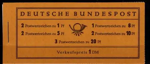 BRD Bund MH 4 X II postfrisch geprüft Schmidl BPP #OO654