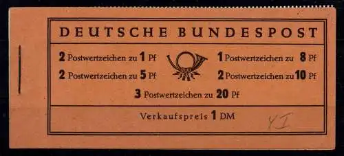 BRD Bund MH 4 Y I RLV VI gestempelt Attest Schlegel BPP #OO650