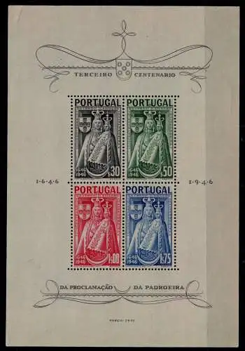 Portugal Block 12 postfrisch #OO695