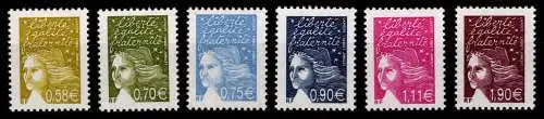 Frankreich 3709-3714 postfrisch #OO728