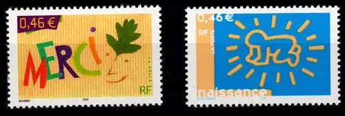 Frankreich 3679-3680 postfrisch #OO839