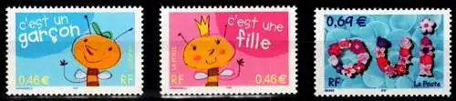 Frankreich 3600-3602 postfrisch #OO874