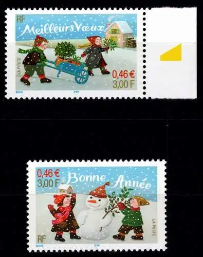 Frankreich 3572-3573 postfrisch #OO882