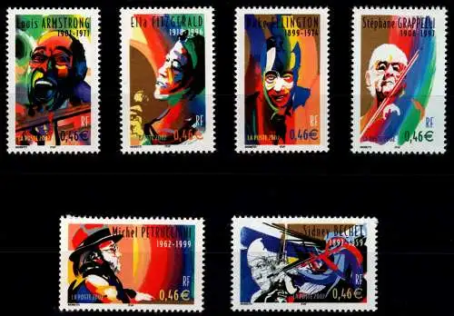 Frankreich 3637-3642 postfrisch #OO854
