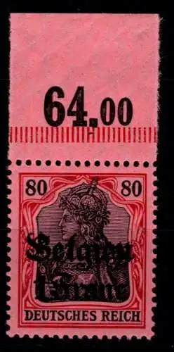 Deutsche Besetzung 1. WK Belgien 7 P OR postfrisch #OO958