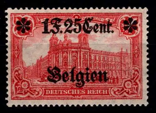 Deutsche Besetzung 1. WK Belgien 23 II postfrisch geprüft Hey BPP #OO981