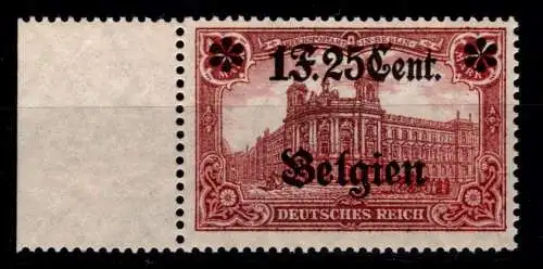 Deutsche Besetzung 1. WK Belgien 23 I B postfrisch geprüft Hey BPP #OO980