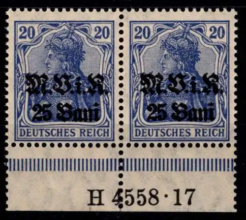 Deutsche Besetzung 1. WK Rumänien 6 b HAN A postfrisch #OO990