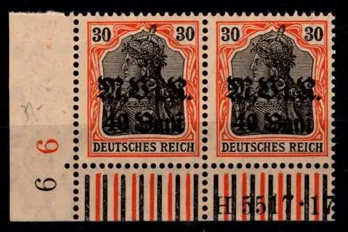 Deutsche Besetzung 1. WK Rumänien 7b HAN A postfrisch H 5517.17, gepr Hey #OO989