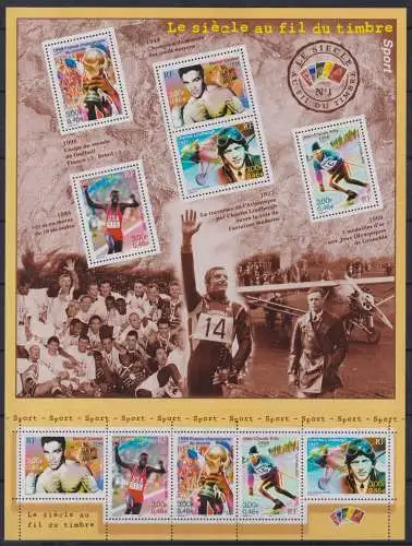 Frankreich 3453-3457 postfrisch als Kleinbogen #OO811