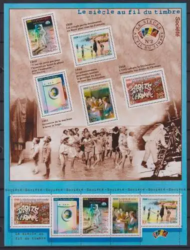 Frankreich 3491-3495 postfrisch als Kleinbogen #OO810