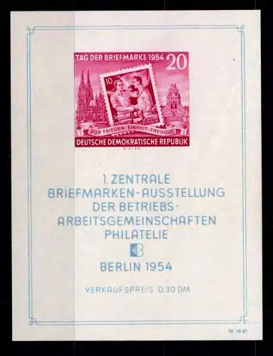 DDR Block 10 postfrisch #OO350