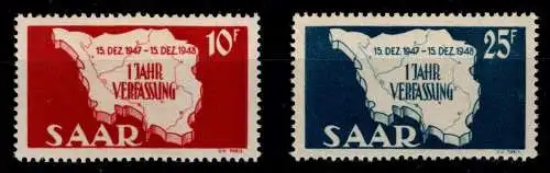 Saarland 260-261 postfrisch #OO389