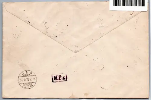 Postgebiet Ob. Ost 1-6 auf Brief Eckrandstücke #OP058