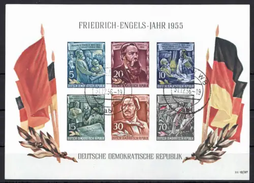 DDR Block 13 gestempelt #OP048