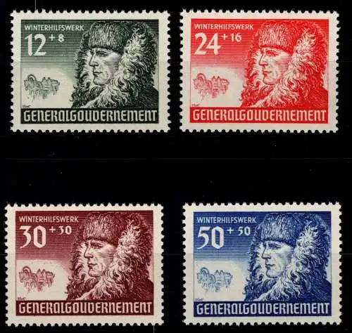 Generalgouvernement 59-62 postfrisch #OP084